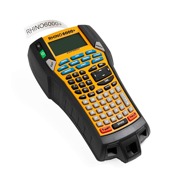 Принтер индустриальный ленточный Dymo Rhino 6000+, в кейсе, лента ширина до 24 мм (S0771930) Латиница