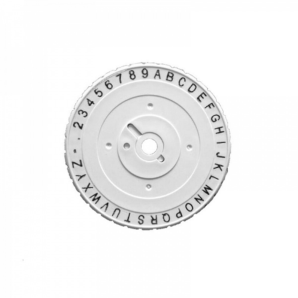 Колесо запасное для принтера Dymo M1011, с символами Латиница